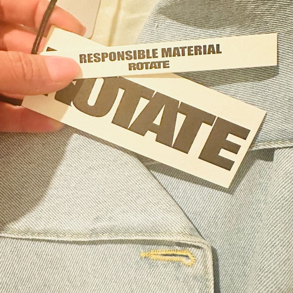 ROTATE BIRGER CHRISTENSEN LORETTA DENIM JACKET - Picture 7 of 7